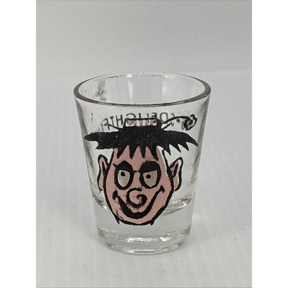 Vintage Novelty Roving Googly Eyes Shot Glass S-Sdelightful 1960s Barware